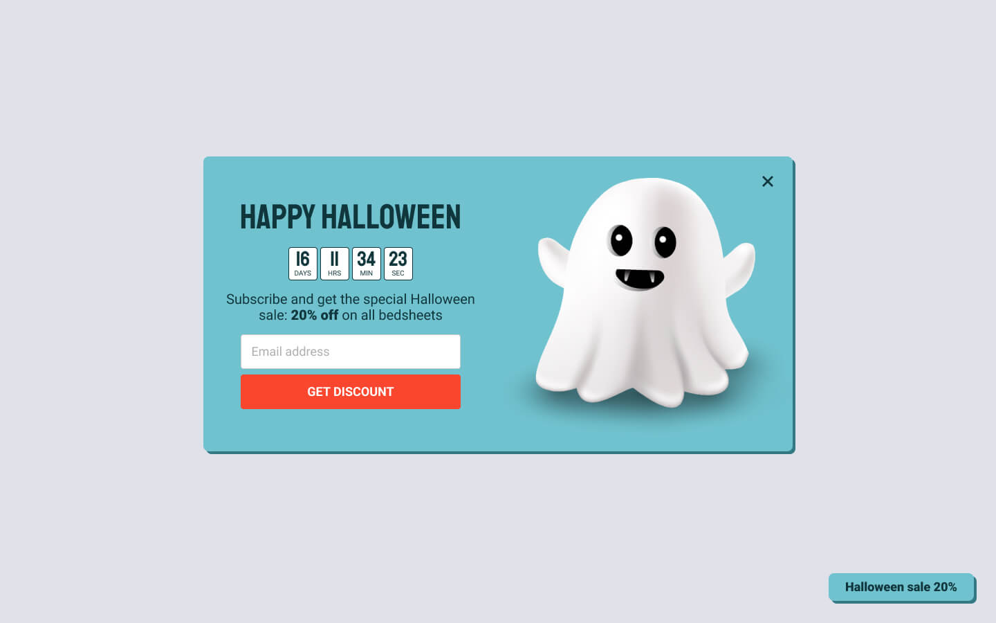 Ghosty Halloween Sale