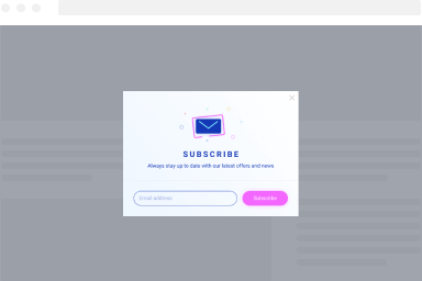 Gradient Newsletter Form
