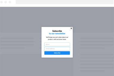 Corporate Newsletter Subscription Form